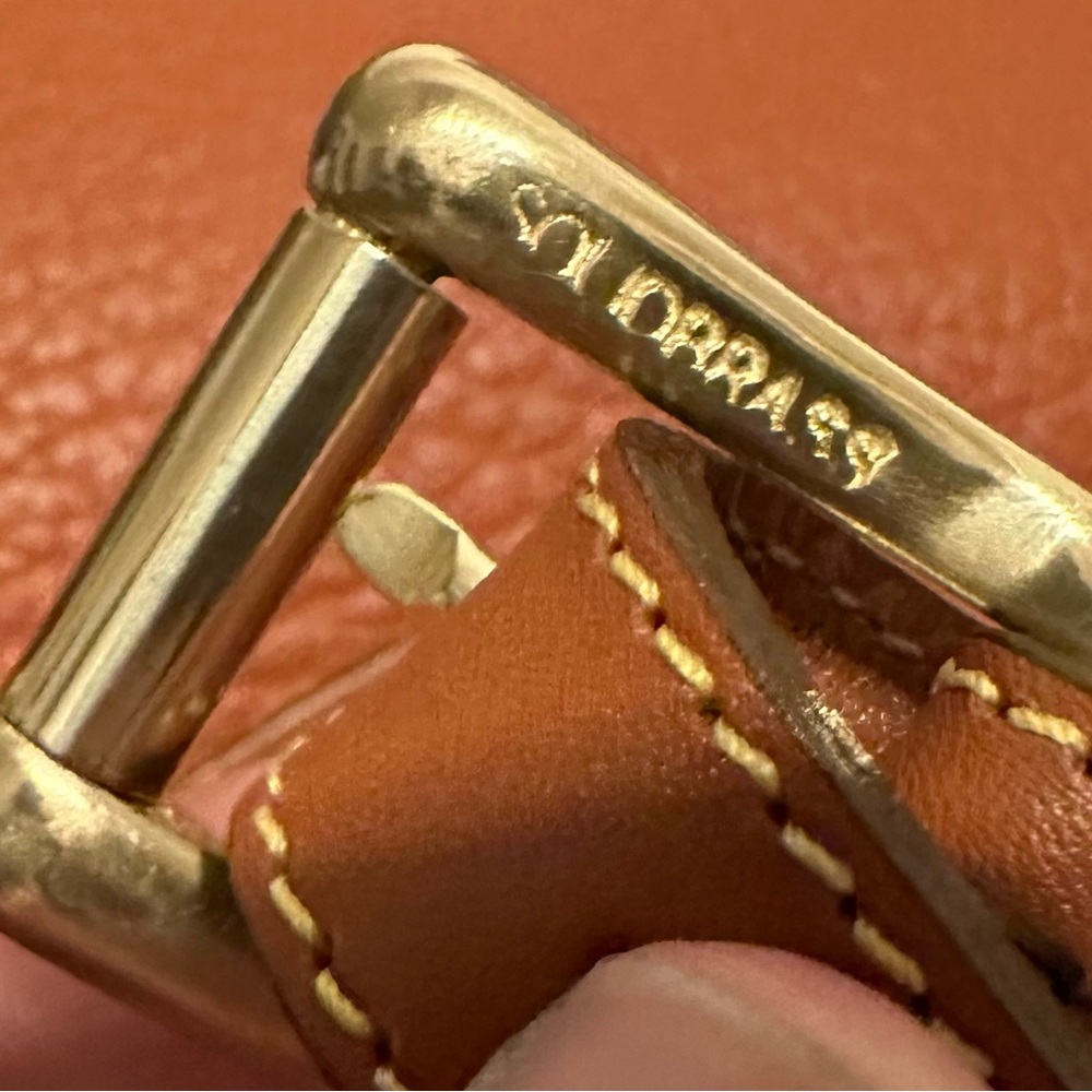 Vintage Dooney & Bourke peanut large carrier bag - Picture 5 of 11